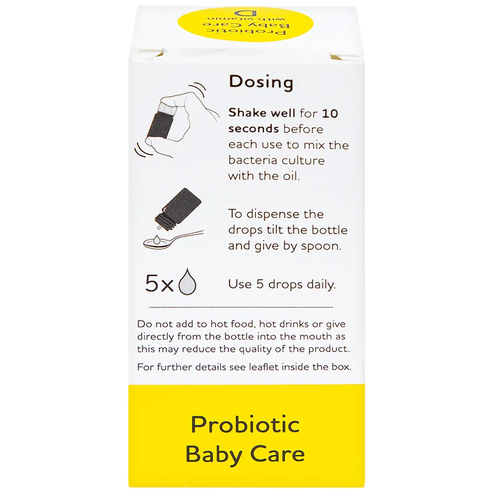 DUNG DỊCH BỔ SUNG LỢI KHUẨN VÀ VITAMIN D3 BIOGAIA PROTECTIS BABY DROPS WITH VITAMIN D3 5ML 6