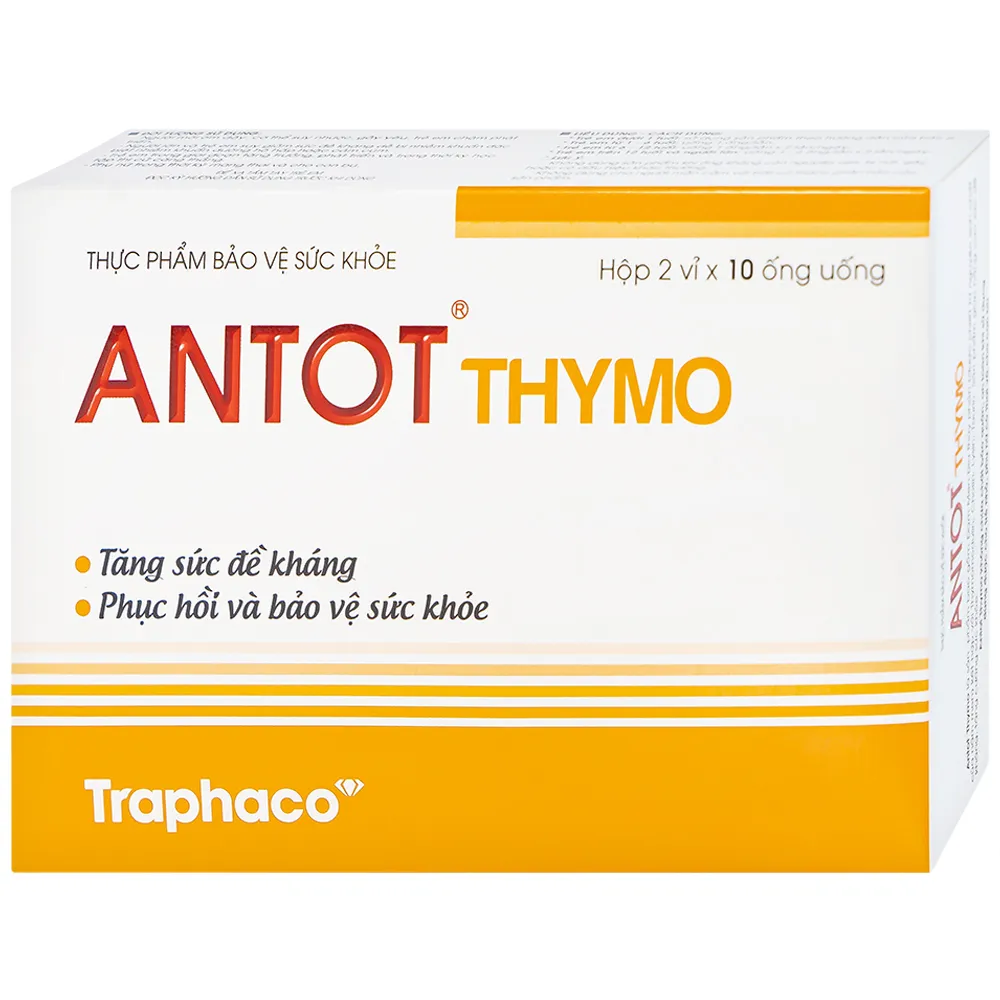 DUNG DỊCH GIÚP ĂN NGON MIỆNG ANTOT THYMO TRAPHACO 2X10 ỐNG 10ML