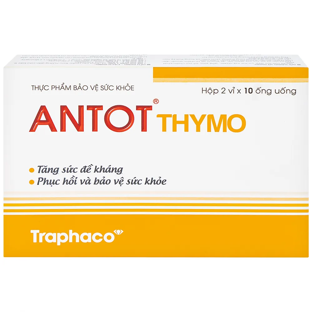 DUNG DỊCH GIÚP ĂN NGON MIỆNG ANTOT THYMO TRAPHACO 2X10 ỐNG 10ML 8