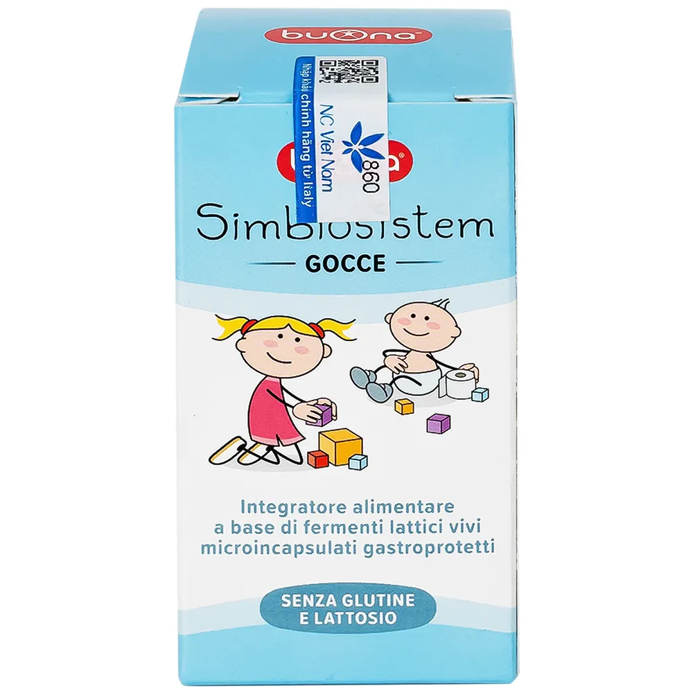 DUNG DỊCH GIÚP BỔ SUNG LỢI KHUẨN BUONA SIMBIOSISTEM GOCCE 10ML 4