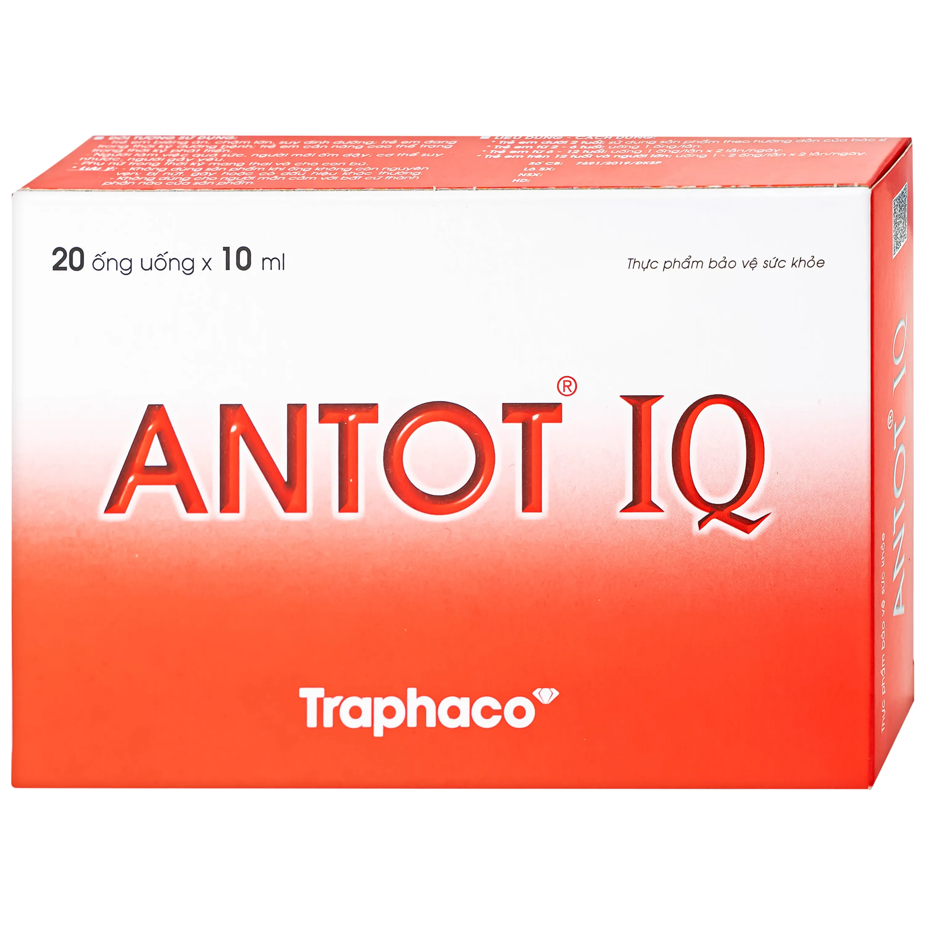 DUNG DỊCH GIÚP TRẺ ĂN NGON ANTOT IQ TRAPHACO 2X10 ỐNG 3