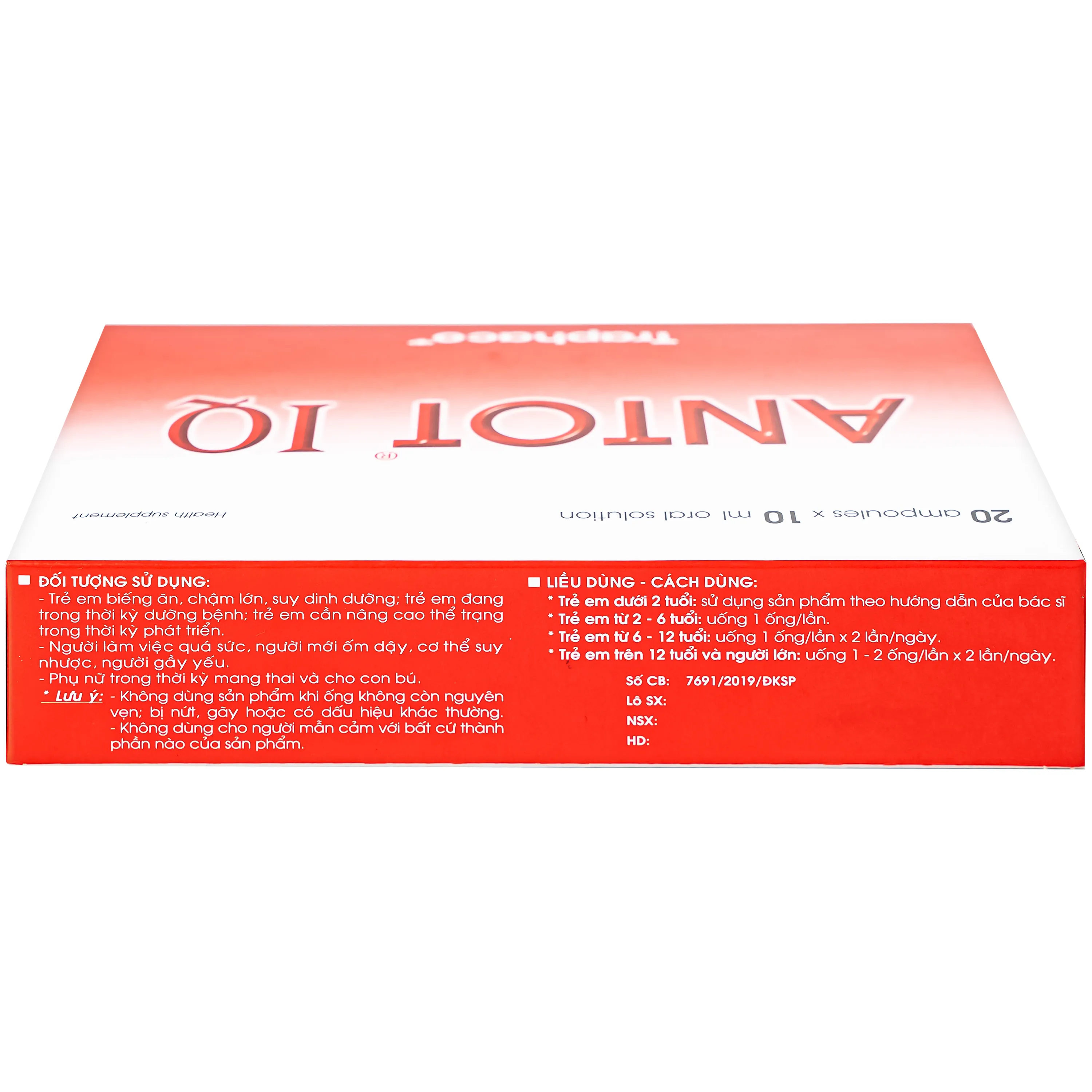 DUNG DỊCH GIÚP TRẺ ĂN NGON ANTOT IQ TRAPHACO 2X10 ỐNG 4