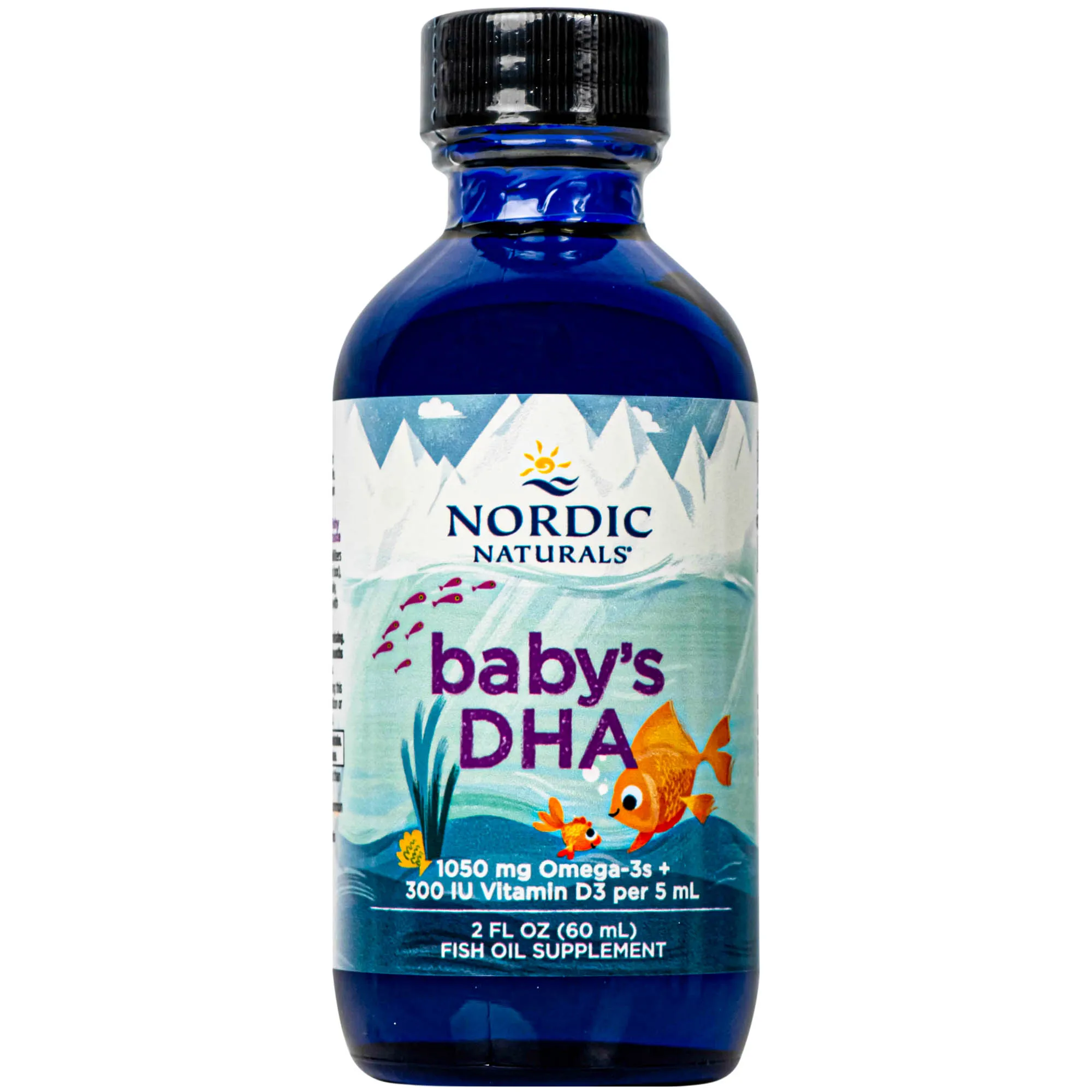 DUNG DỊCH HỖ TRỢ CẢI THIỆN THỊ LỰC CHO TRẺ NORDIC NATURALS BABY'S DHA 60ML 12
