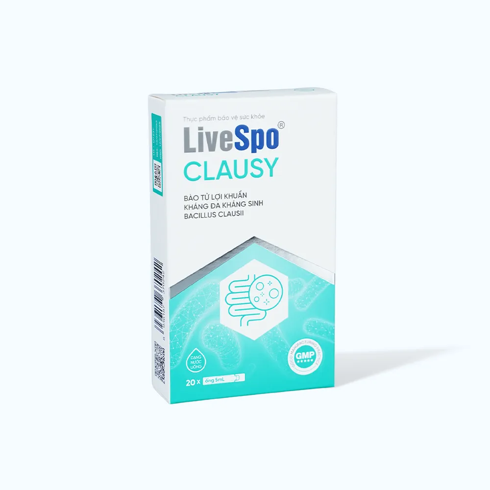 Dung dịch LiveSpo Clausy (Hộp 20 ống) giúp cân bằng hệ vi sinh đường ruột 3