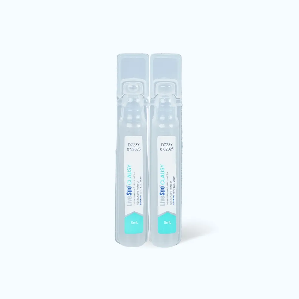 Dung dịch LiveSpo Clausy (Hộp 20 ống) giúp cân bằng hệ vi sinh đường ruột 7