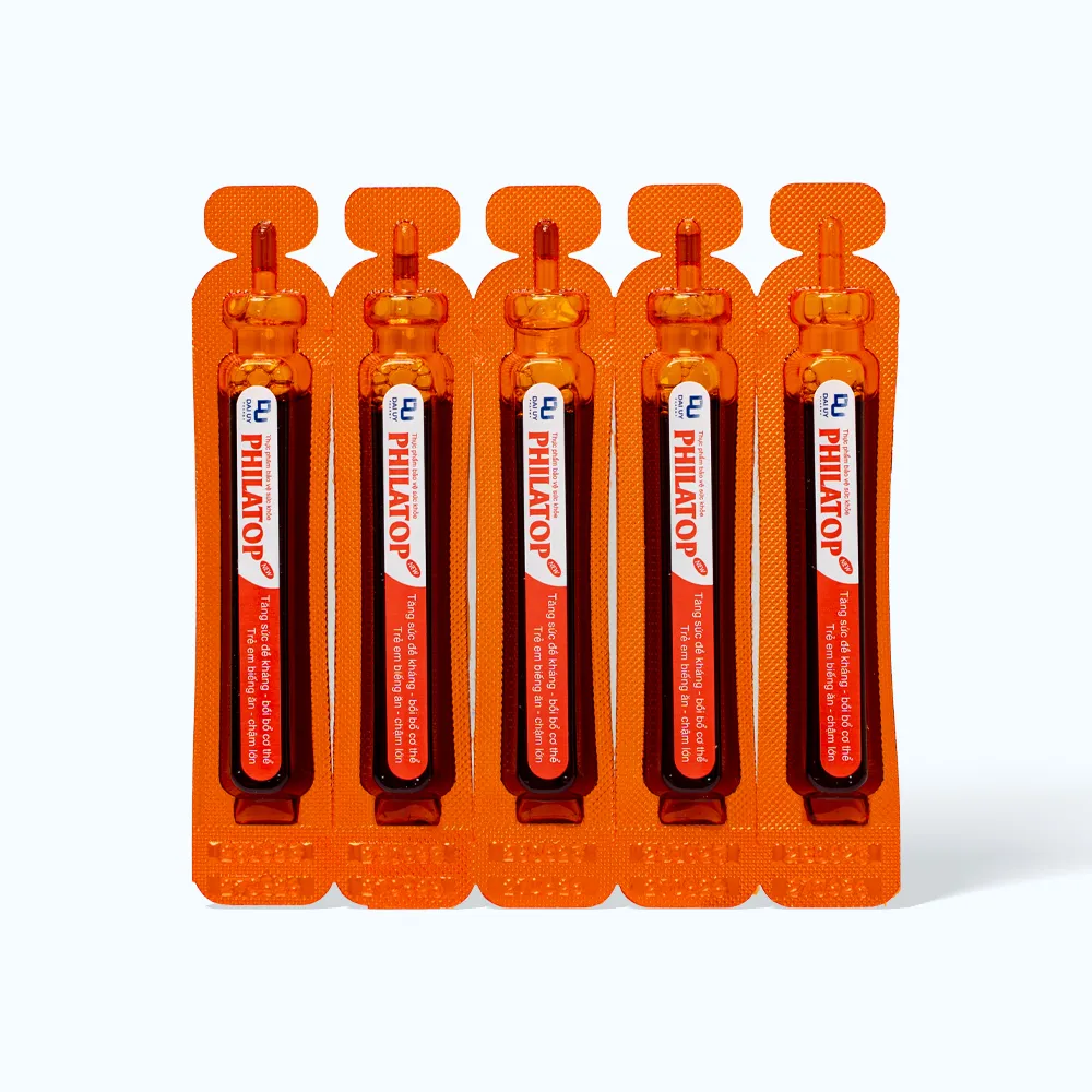 Dung dịch uống Đại Uy Philatop bổ sung acid amin, tăng sức khỏe (20 ống x 10ml) 4