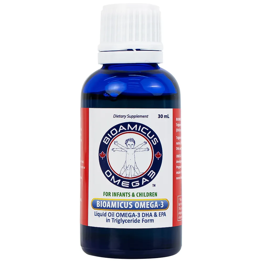 DUNG DỊCH UỐNG HỖ TRỢ BỔ NÃO BIOAMICUS OMEGA-3 30ML 11
