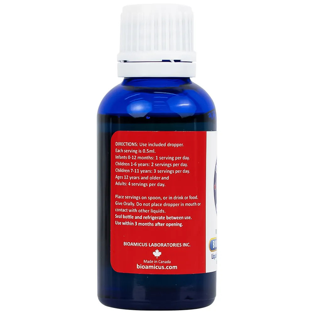 DUNG DỊCH UỐNG HỖ TRỢ BỔ NÃO BIOAMICUS OMEGA-3 30ML 13