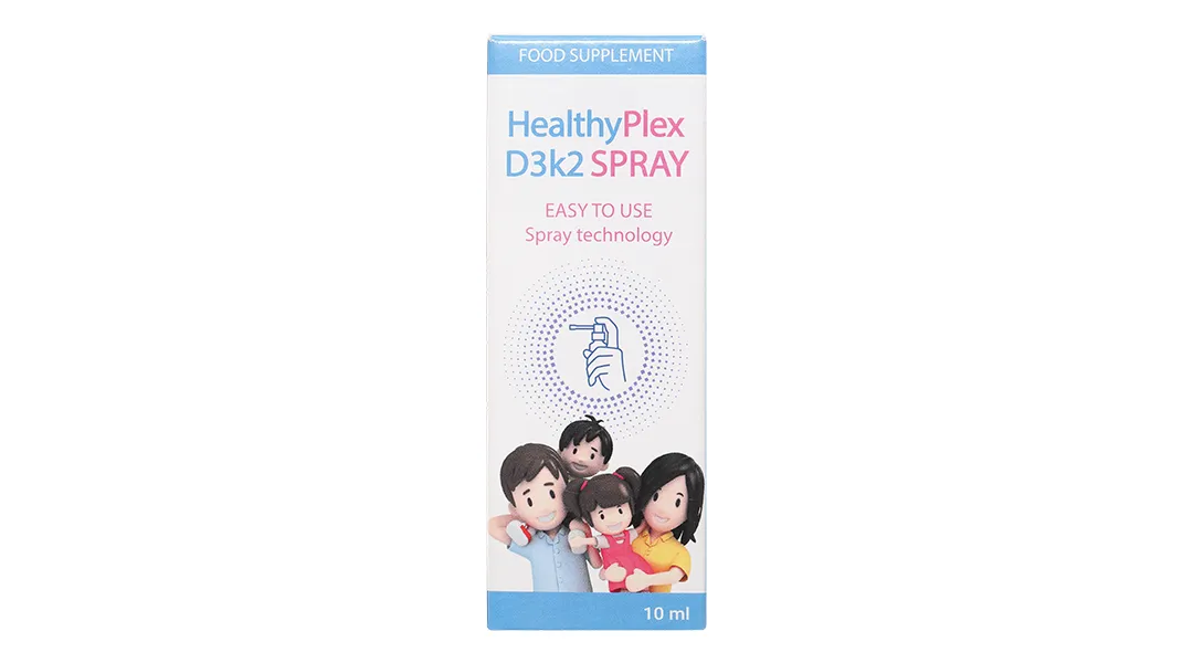 Dung dịch xịt Healthyplex D3K2 Spray chai 10ml 3