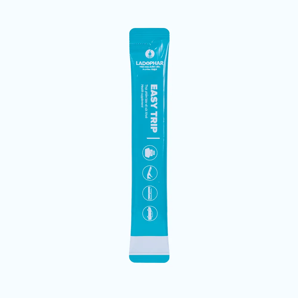 Easy Trip cải thiện buồn nôn, chóng mặt do say tàu xe (Hộp 10 gói x 15 ml) 3