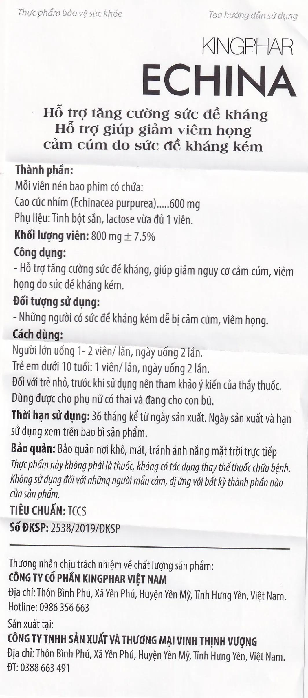 ECHINA KINGPHAR 30V 10