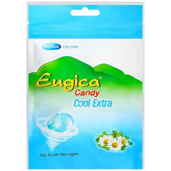 Eugica Candy Cool Extra gói 15 viên