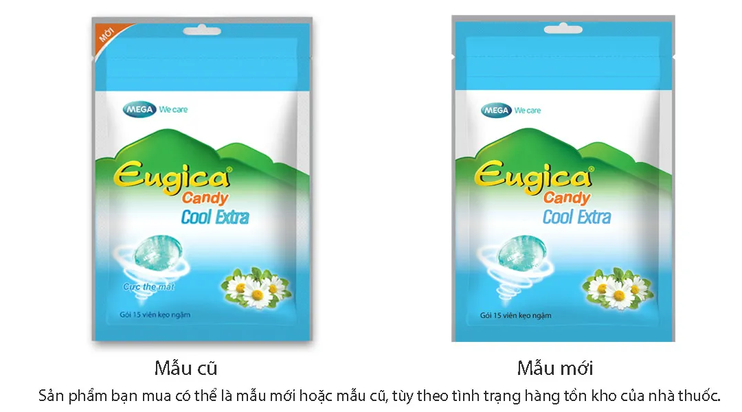 Eugica Candy Cool Extra gói 15 viên 2