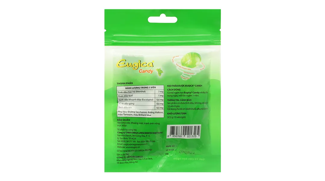 Eugica Candy túi 15 viên 3
