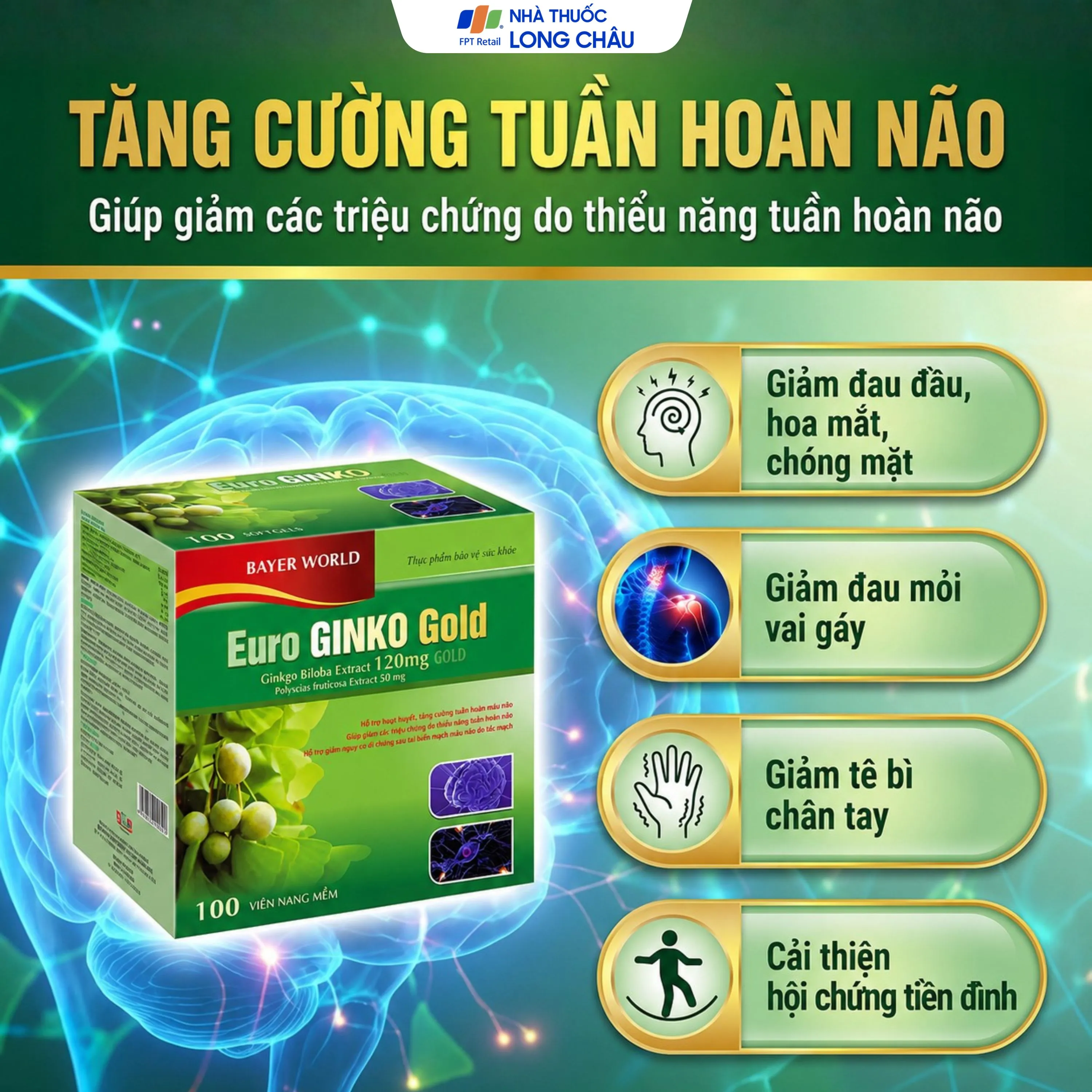 EURO GINKO GOLD HDPHARMA 100V 3