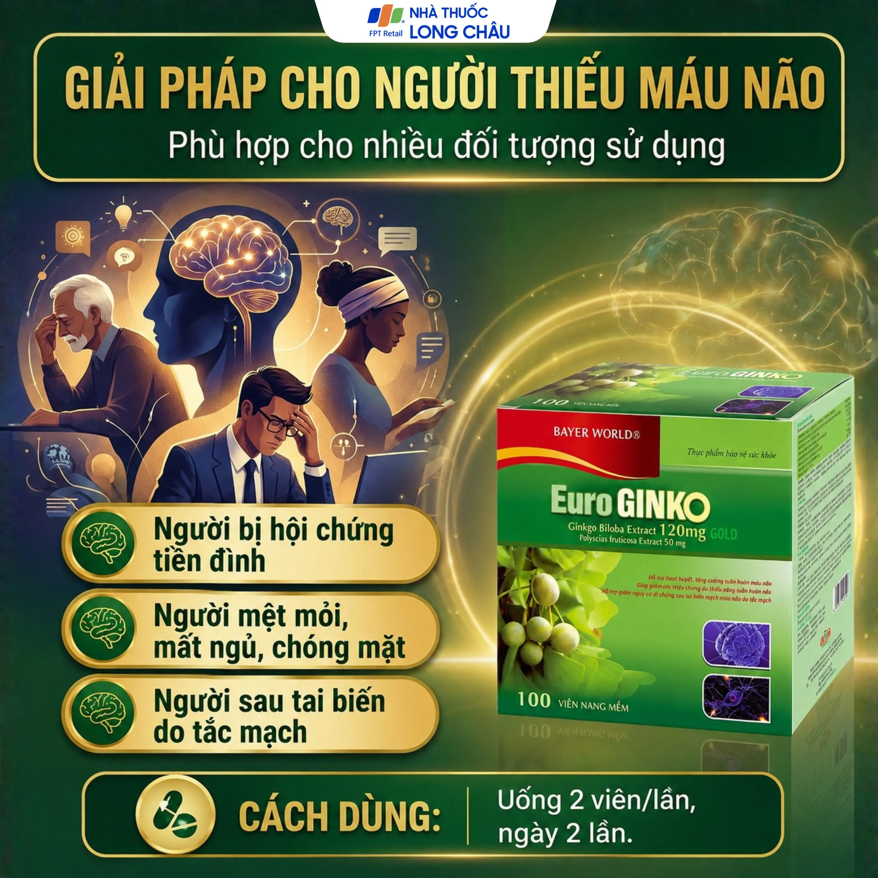 EURO GINKO GOLD HDPHARMA 100V 5