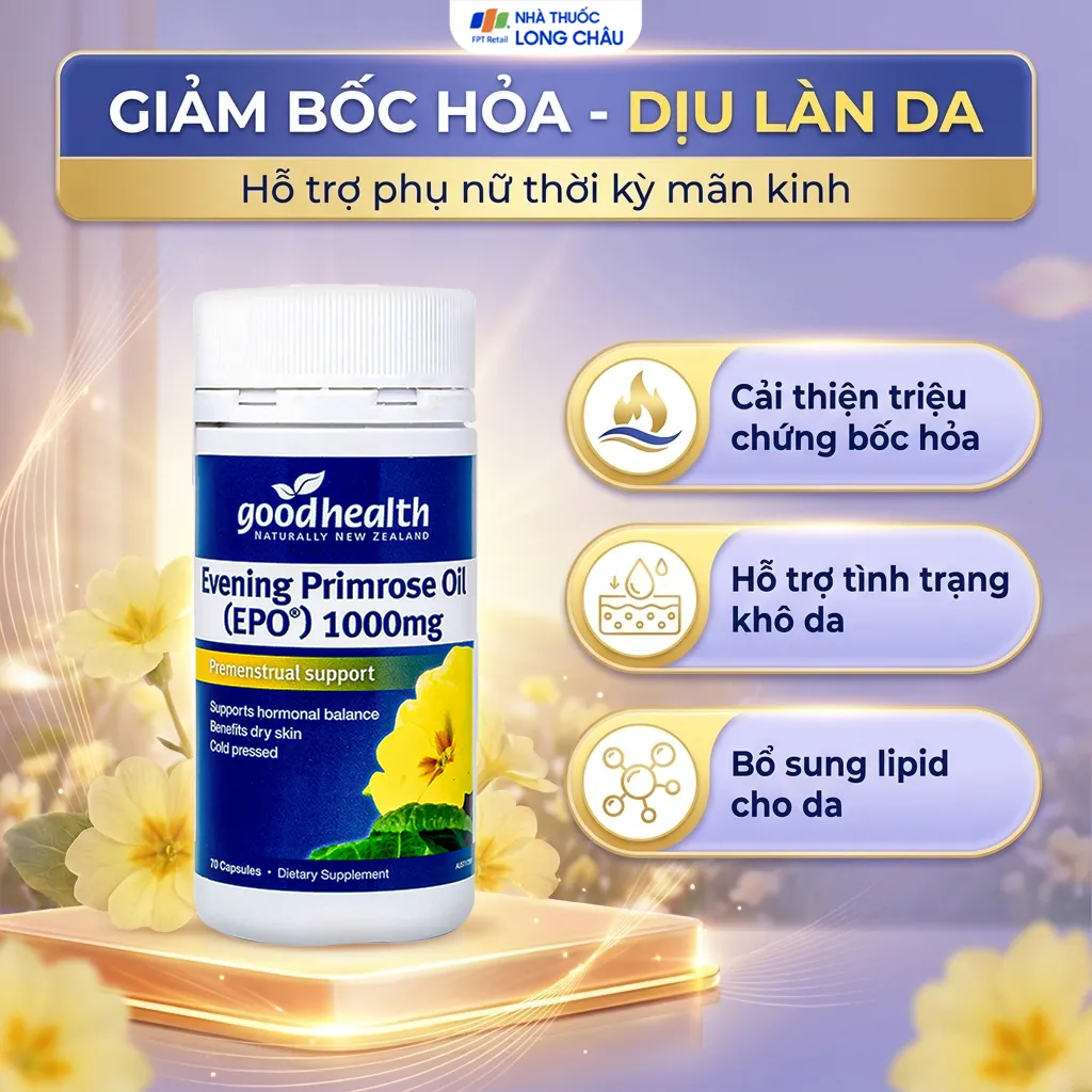 EVENING PRIMROSE OIL (EPO) 1000MG GOODHEALTH 70V 4