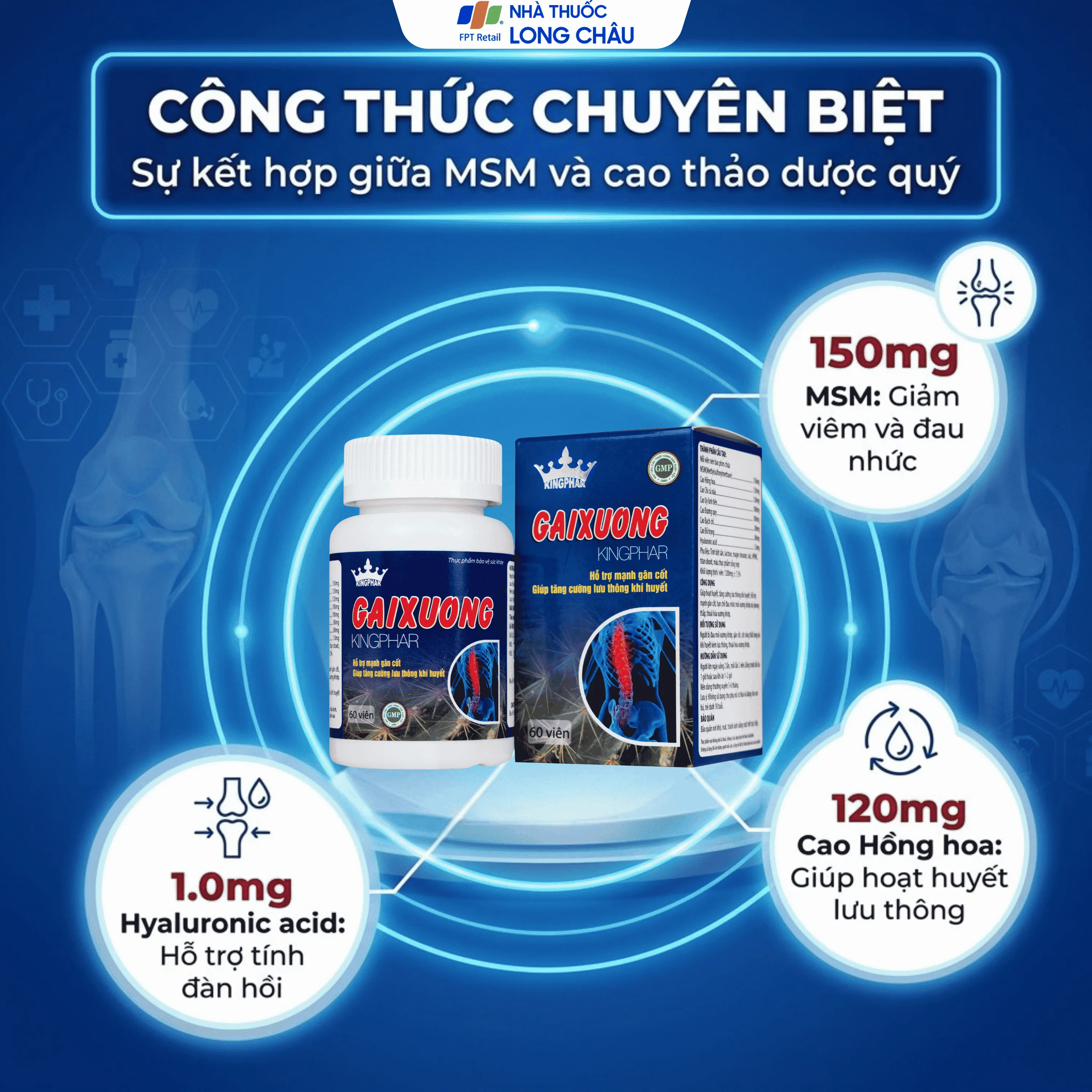 GAI XƯƠNG KINGPHAR 60V 3