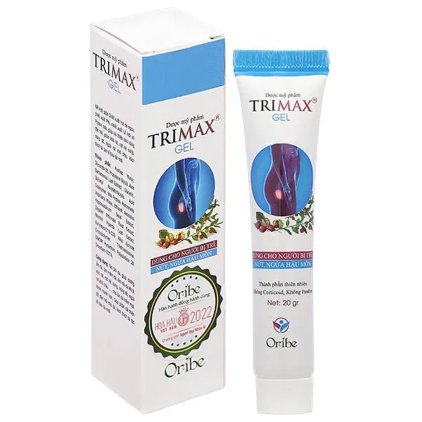 Gel Bôi Trĩ Trimax Tuýp/20Gam