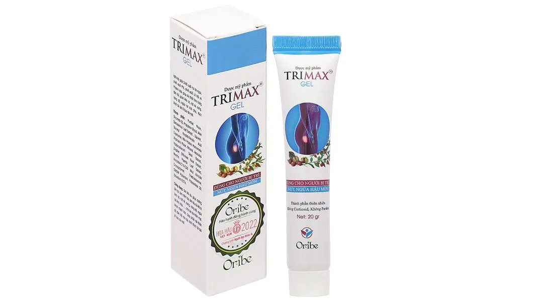 Gel Bôi Trĩ Trimax Tuýp/20Gam 2