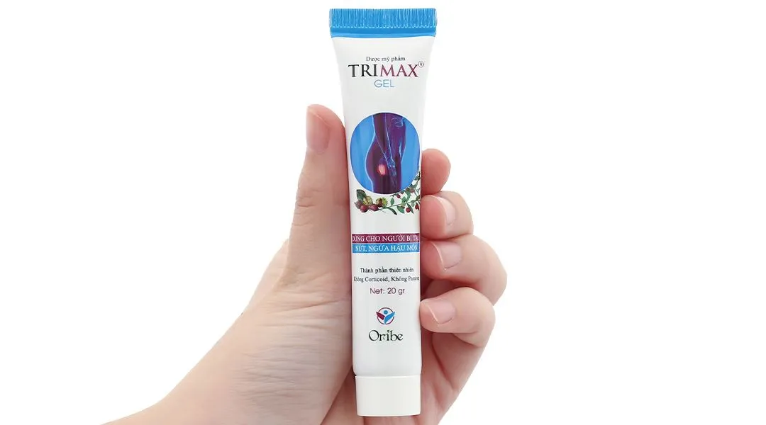 Gel Bôi Trĩ Trimax Tuýp/20Gam 3