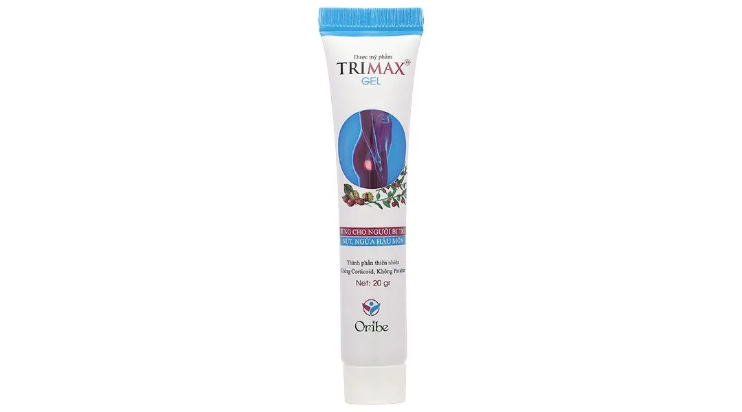Gel Bôi Trĩ Trimax Tuýp/20Gam 8