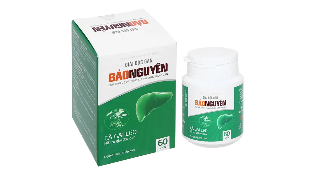 Giải Độc Gan Bảo Nguyên hộp 60 viên 2