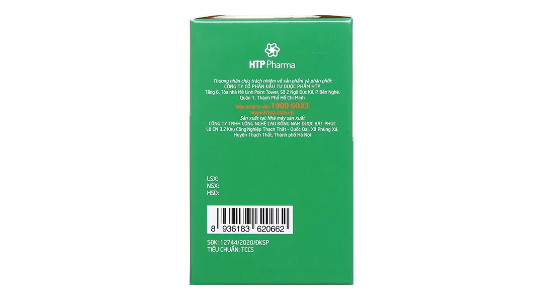 Giải Độc Gan Bảo Nguyên hộp 60 viên 4
