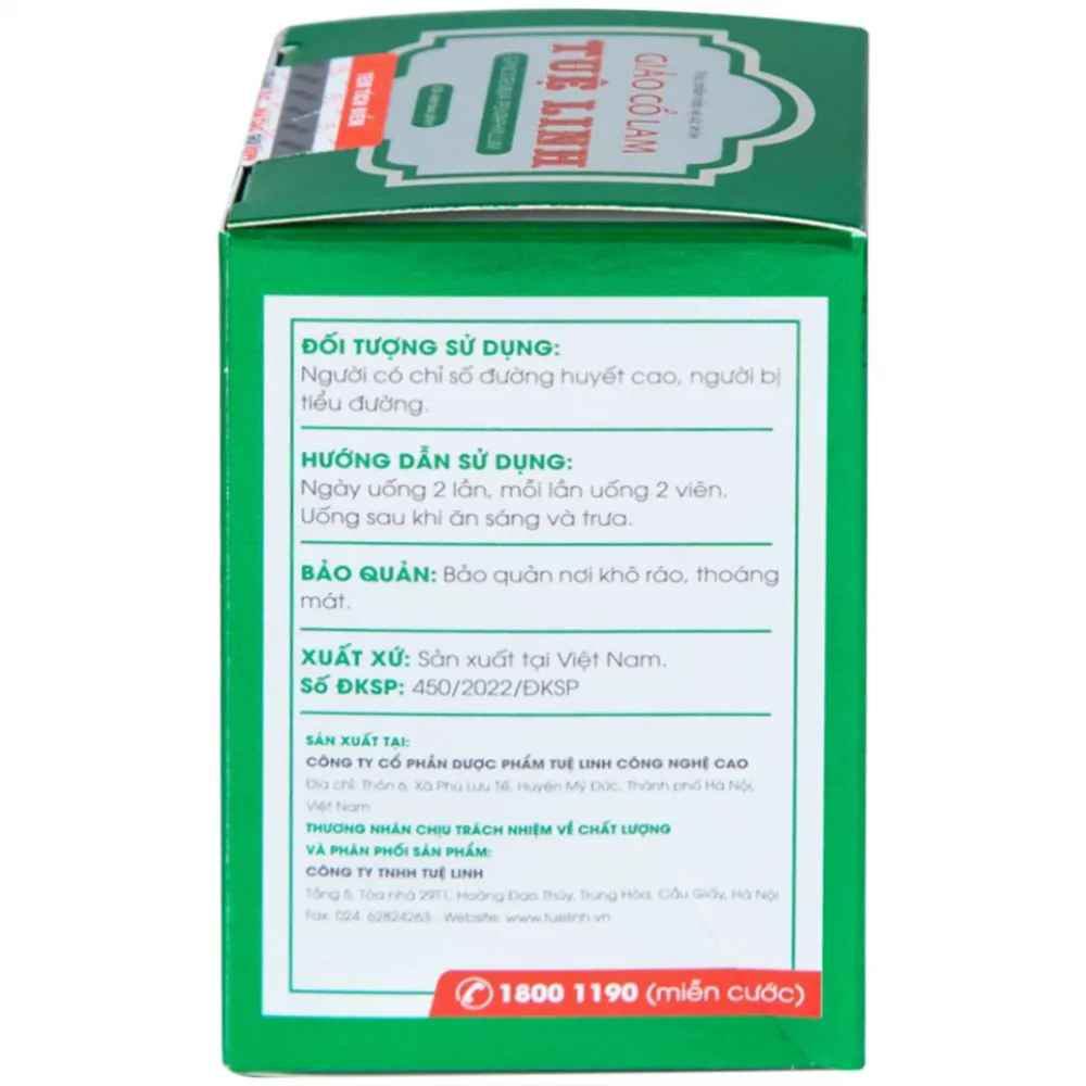 GIẢO CỔ LAM TUỆ LINH 100V 4