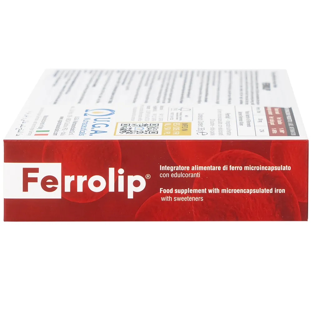 GIÚP BỔ SUNG SẮT FERROLIP UGA 20 GÓI 8