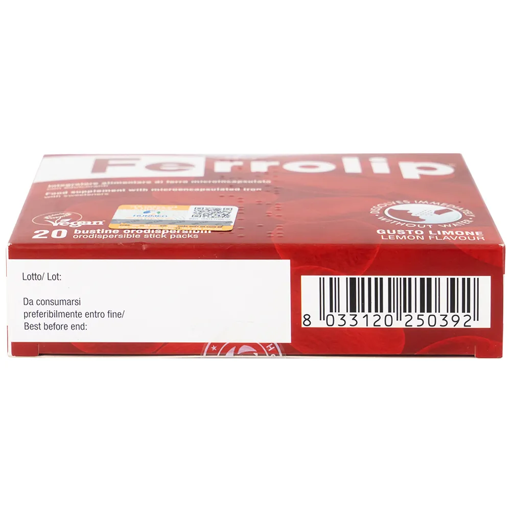 GIÚP BỔ SUNG SẮT FERROLIP UGA 20 GÓI 11
