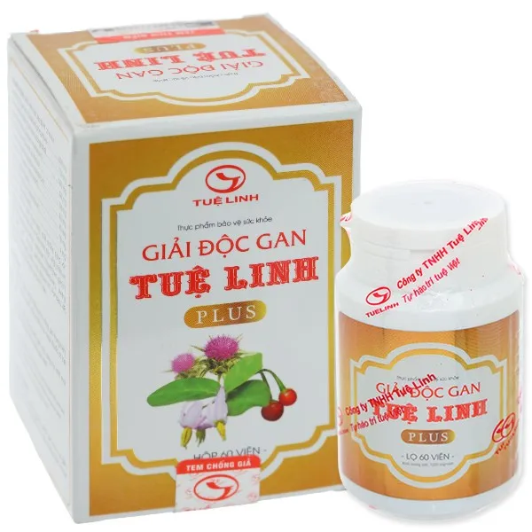 GiảI ĐộC Gan Tuệ Linh Plus tăng cường chức năng gan hộp 60 viên