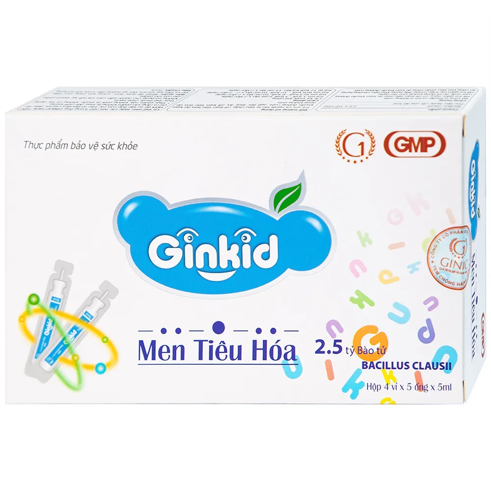 GINKID MEN TIÊU HÓA 4X5 ỐNG 5ML