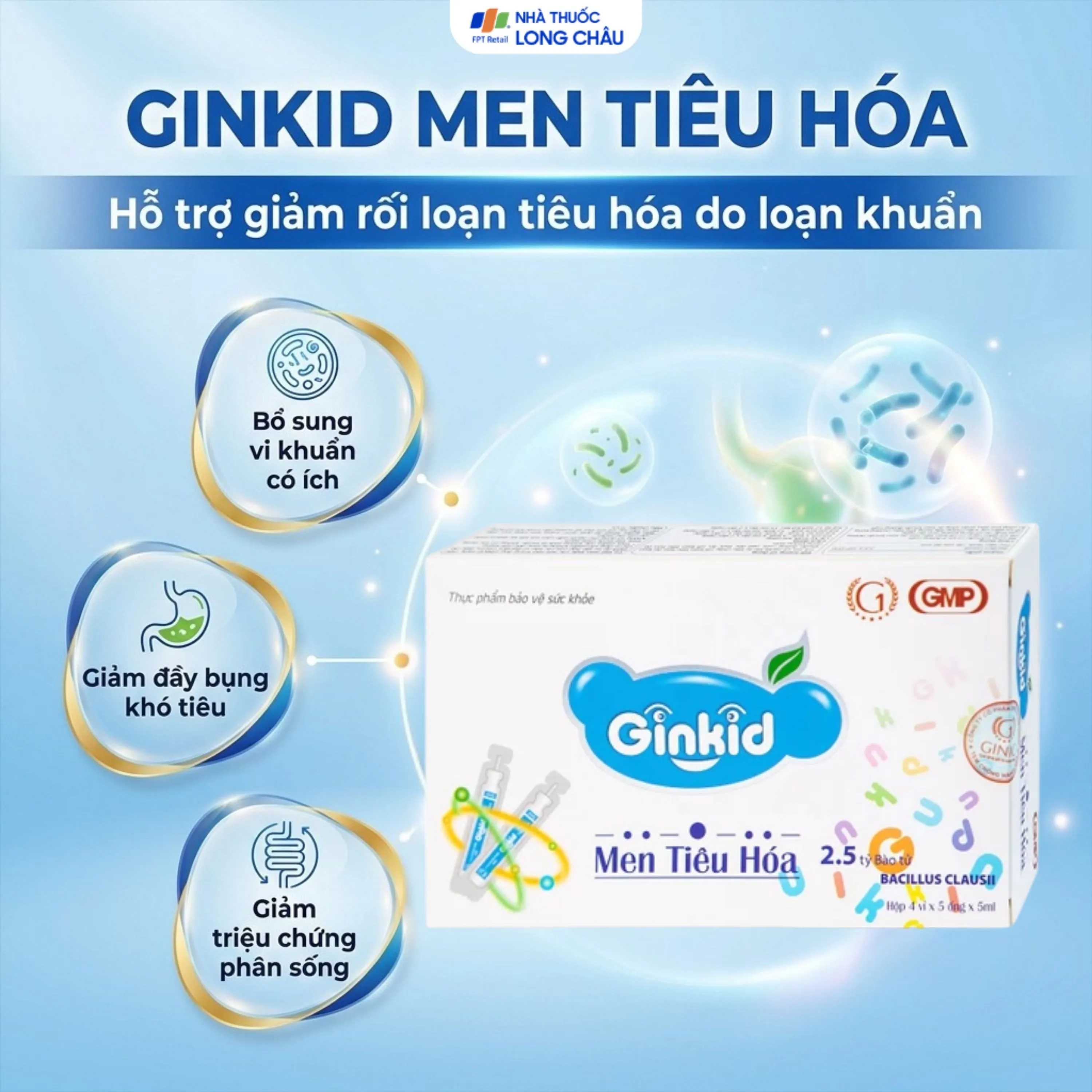 GINKID MEN TIÊU HÓA 4X5 ỐNG 5ML 2