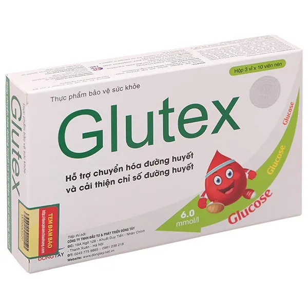 Glutex hộp 30 viên