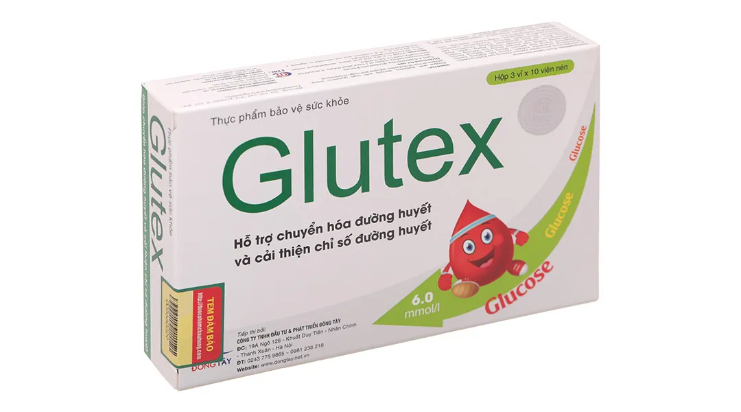 Glutex hộp 30 viên 2