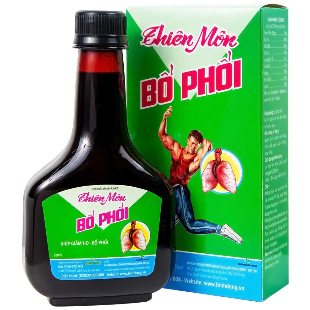 HỖ TRỢ GIẢM HO THIÊN MÔN BỔ PHỔI BÌNH ĐÔNG 280ML