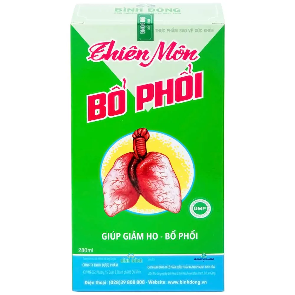 HỖ TRỢ GIẢM HO THIÊN MÔN BỔ PHỔI BÌNH ĐÔNG 280ML 3