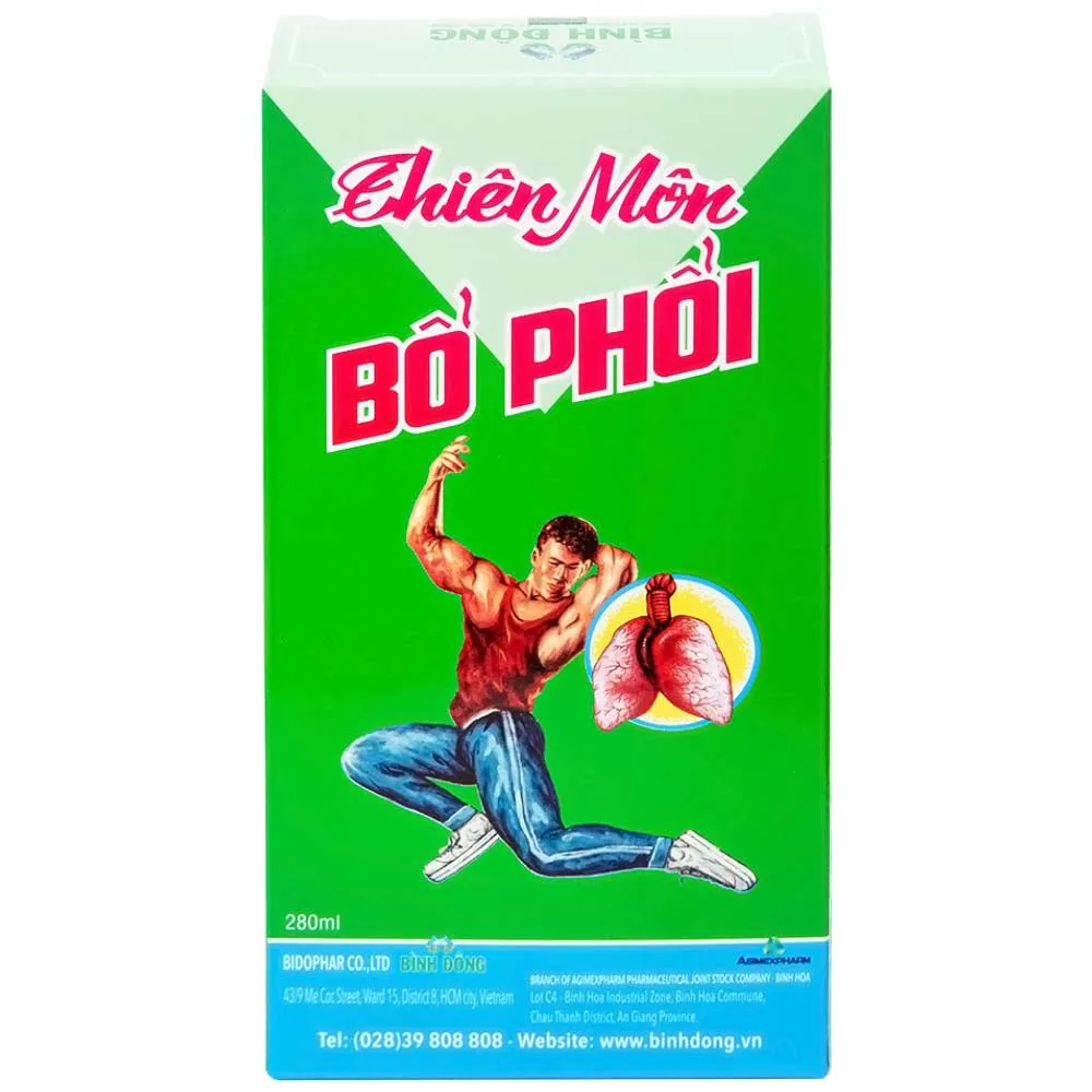 HỖ TRỢ GIẢM HO THIÊN MÔN BỔ PHỔI BÌNH ĐÔNG 280ML 4