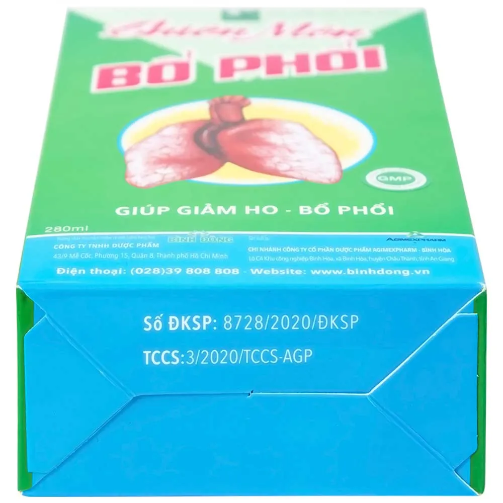 HỖ TRỢ GIẢM HO THIÊN MÔN BỔ PHỔI BÌNH ĐÔNG 280ML 7