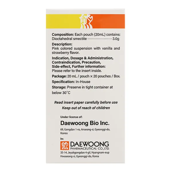 Hỗn dịch uống Grafort 3g trị trào ngược dạ dày, thực quản (20 gói x 20ml) 2