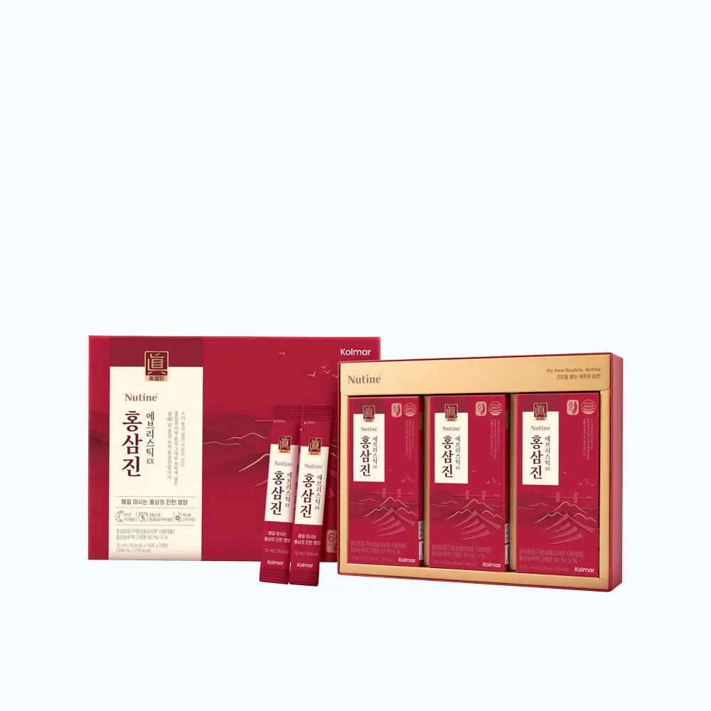 Hồng sâm cô đặc HONGSAMJIN EVERYSTICK EX hỗ trợ bồi bổ cơ thể (3 hộp x 10 gói)