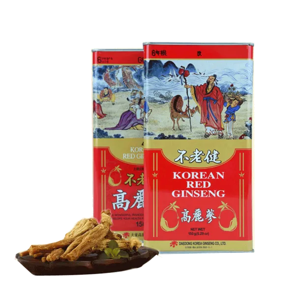 Hồng sâm củ khô không số 6 - 10 củ Daedong 150gr