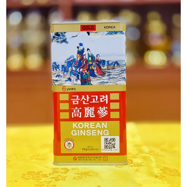 Hồng Sâm Khô WooShin Loại 75g Hàn Quốc