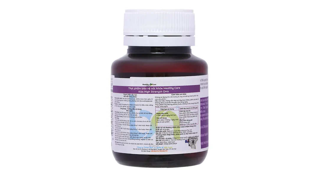 Healthy Care Kids High Strength Dha hộp 60 viên 3
