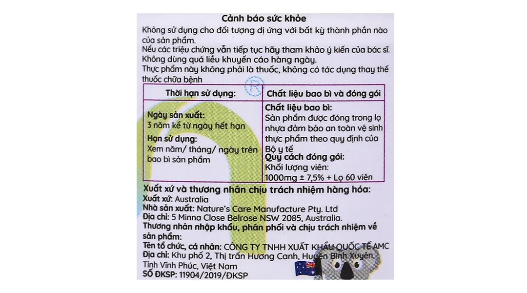 Healthy Care Kids High Strength Dha hộp 60 viên 6