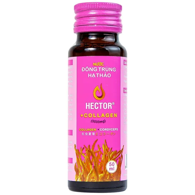 Hector Collagen - Nước Đông trùng hạ thảo (10 chai x 50ml) 2