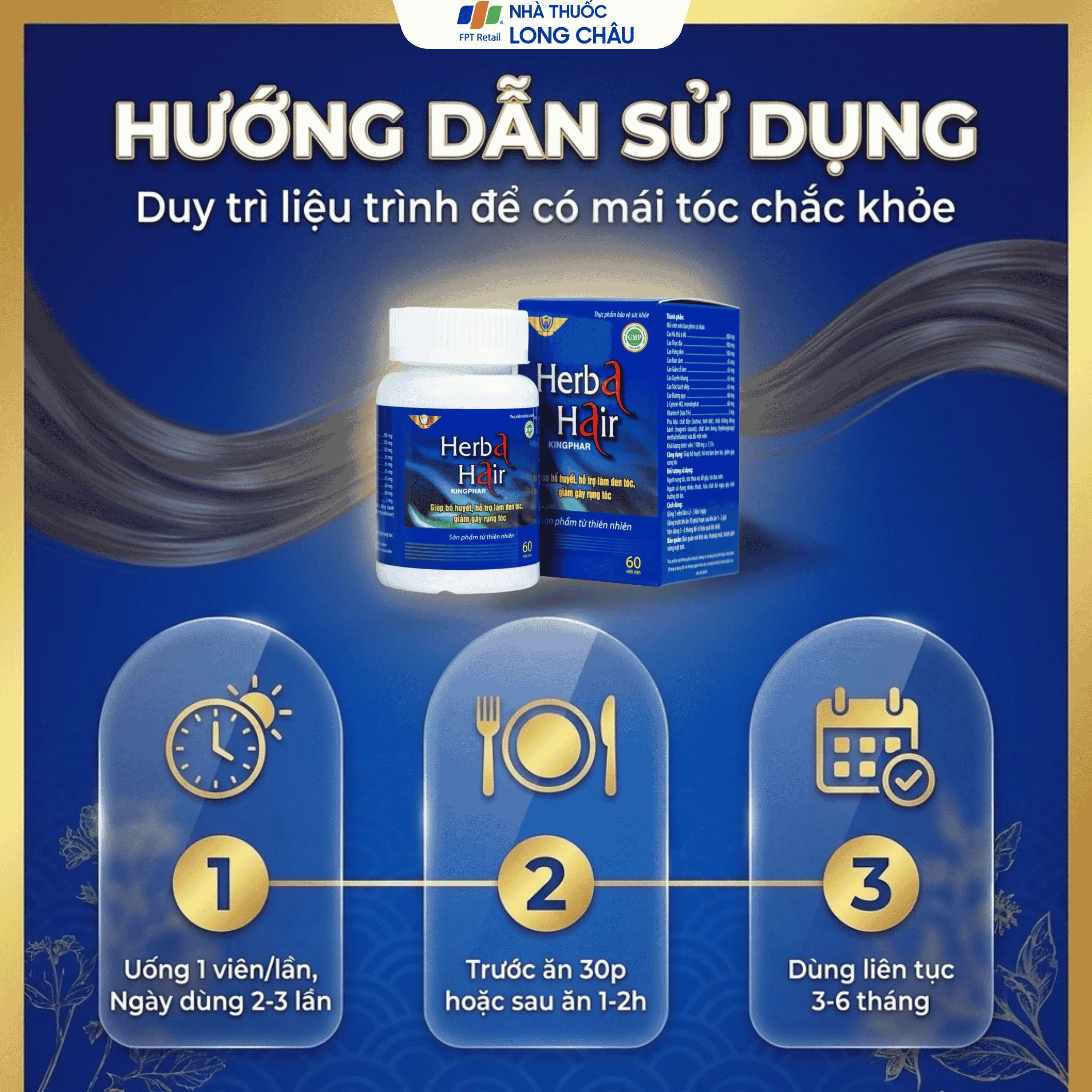 HERBA HAIR KINGPHAR NEW 60V 5
