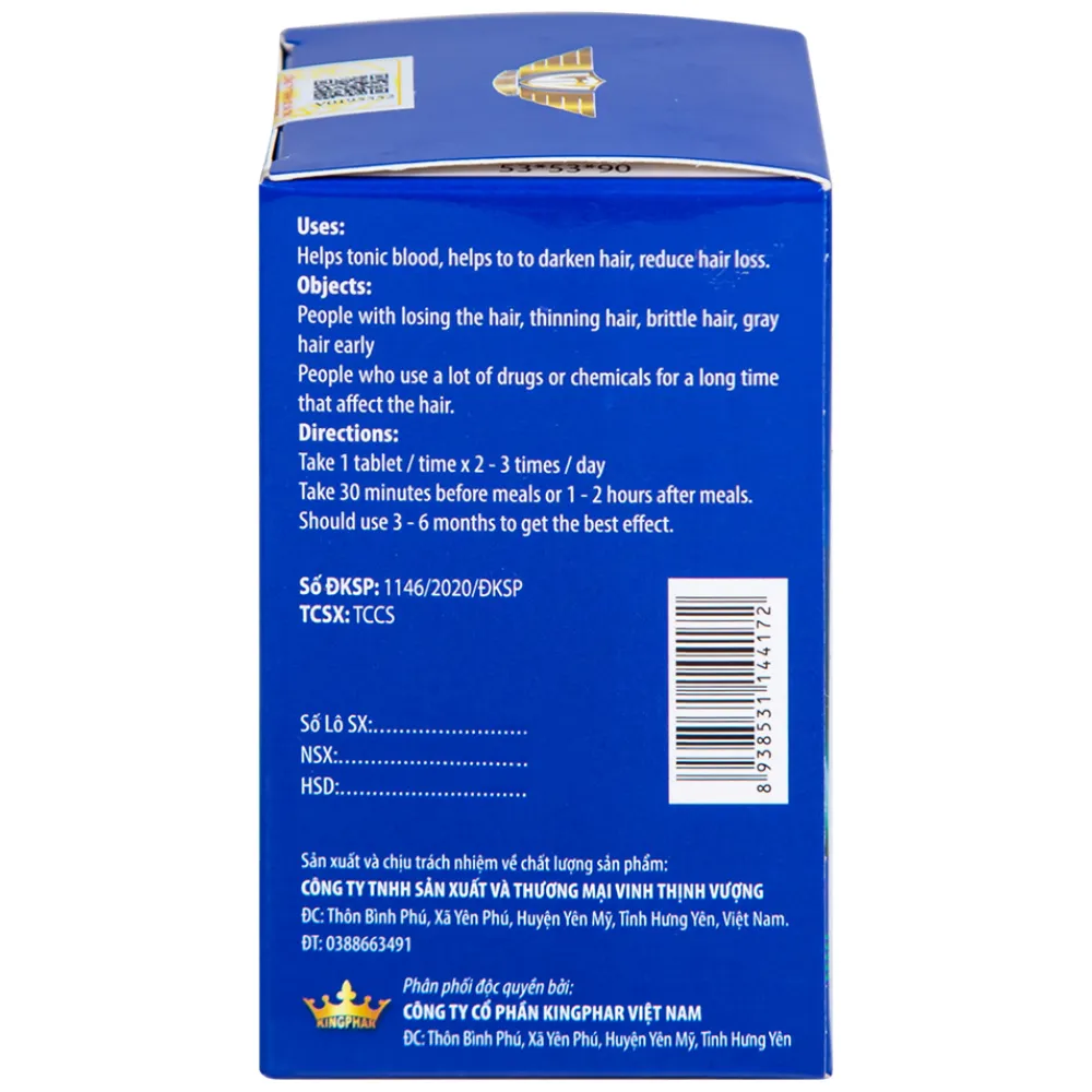 HERBA HAIR KINGPHAR NEW 60V 11