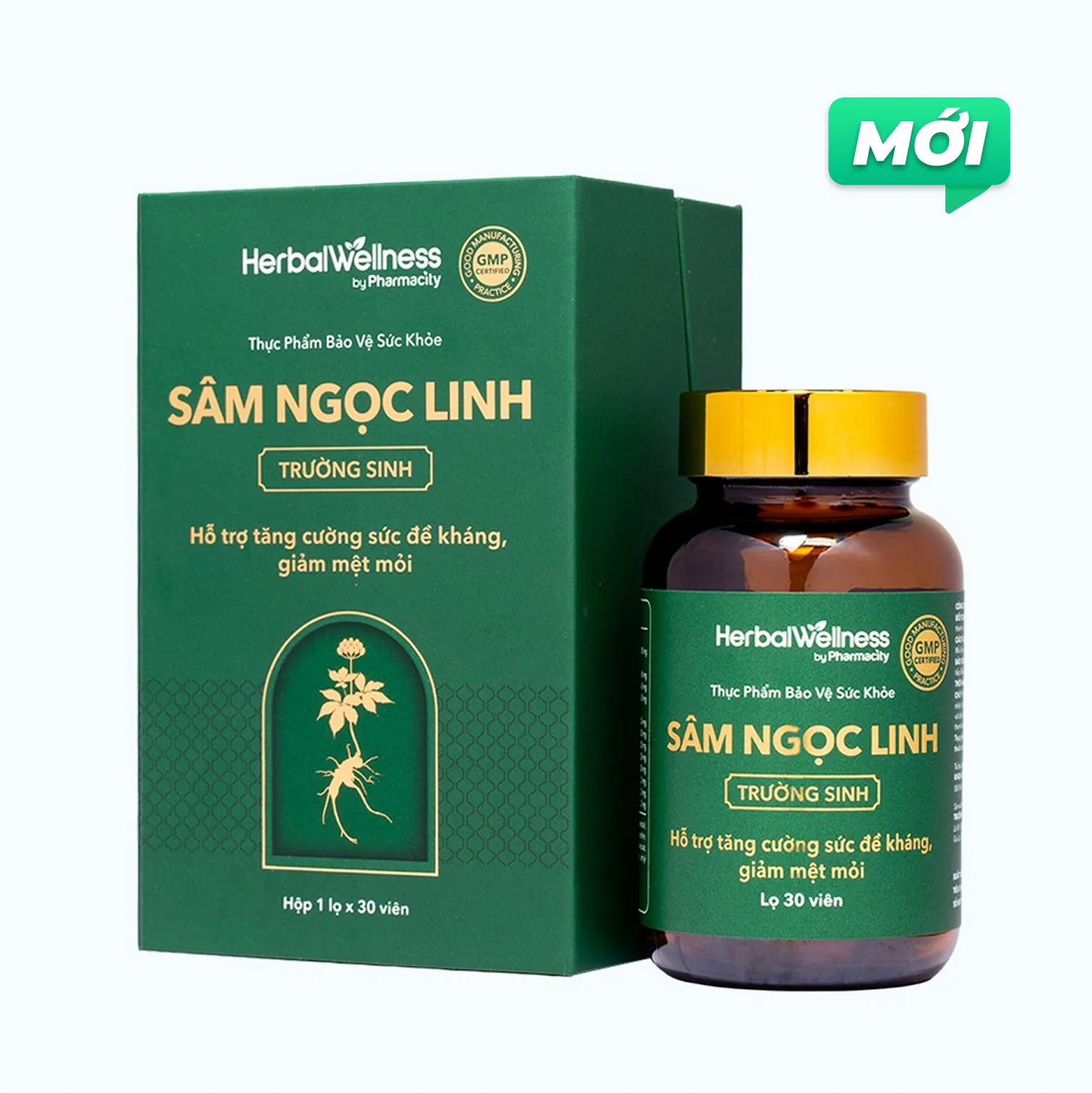 HerbalWellness Sâm Ngọc Linh Trường Sinh (Hop 30 vien nang mem) 2